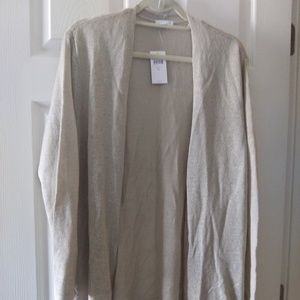 NEW J.JILL LINEN BLEND LONG SLEEVE JACKET